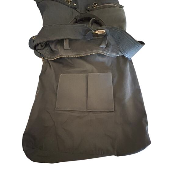 See By CHOLE Gray Leather Satchel Shoulder Handbag With Zips And Gold Hardware - Picture 15 of 16